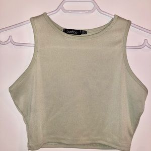 Green Cropped Tank 💚